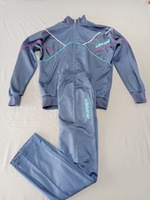 Adidas Originals Trefoil Tracksuit Set Navy Retro Y2K Track Jacket & Pants 38/40