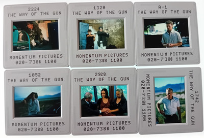 LOT OF 6 ORIGINAL 35mm PRESS SLIDES THE WAY OF THE GUN Benicio del Toro
