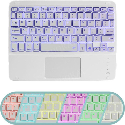 Touchpad Tastatur Schutzhülle Maus für Samsung Galaxy Tab A9+ S10 S9 FE / S8 11" - Bild 89 von 93