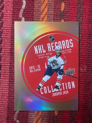 2021-22 Upper Deck Extended Series - Record Collections Jaromir Jagr #RB-15 Gold