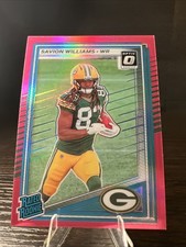 2025 Panini Donruss - Rated Rookie Savion Williams #318 Optic Preview Pink Prizm