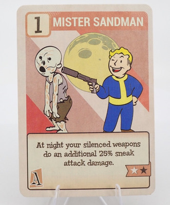 2019 Dynamite Fallout PC-35G Mister Sandman Perk Promo Gold Back NM-MT