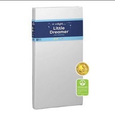Moonlight Slumber Little Dreamer Crib Mattress 52x27.5in Waterproof - White