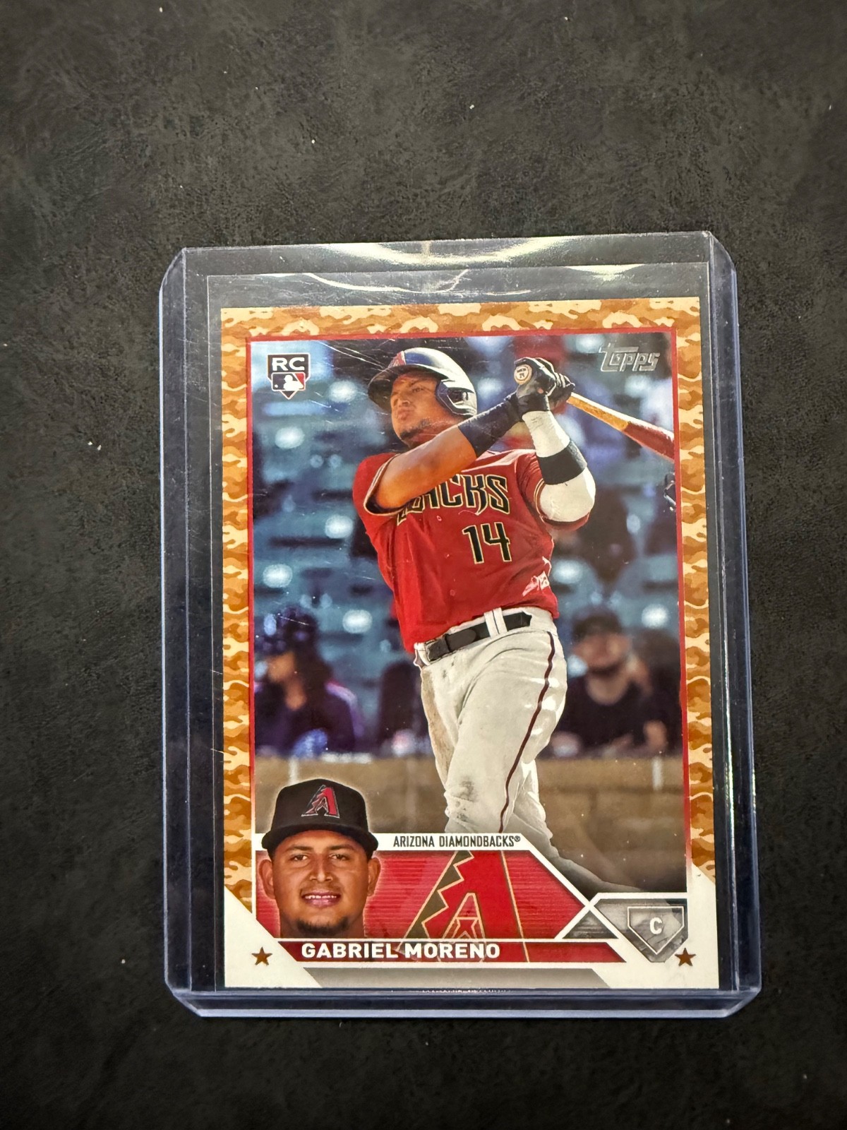 Gabriel Moreno 2023 Topps update US161 camo 16/25 rookie