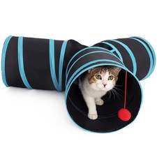 Pet Cat Tunnel blue