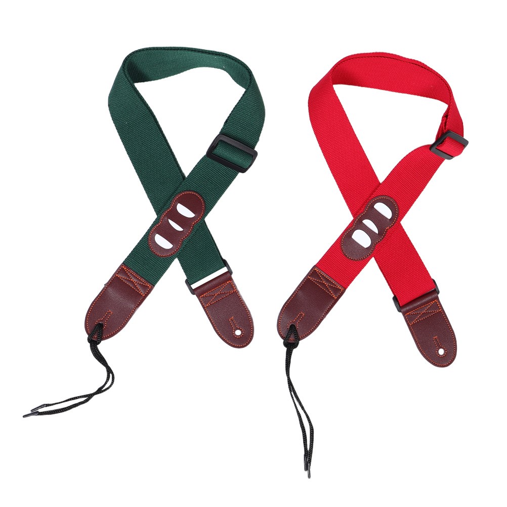 Lot de 2 sangles décoratives pour guitare acoustique folk sangles de cou pour