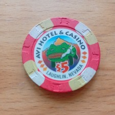 AVI   Casino Chip $ 5,00   Laughlin,Nevada