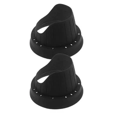  2PCS Car Door Speaker Cover - 6.5 Inch Silicone Protection Baffle - Waterproof