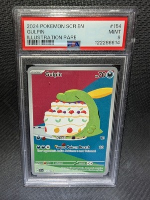 gulpin pokemon card full art Gulpin 154/142 Sv07: Stellar Crown Holo for sale online