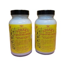 Cera de abejas Stones esmalte crema cuidado muebles antiguos y modernos 227 ml X2 BU8