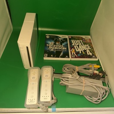 Nintendo Wii Michael Jackson Experience Bundle With Just Dance 2 Controller