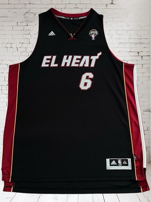 Lebron James Adidas Miami El Heat Noche Latina Latin Nights Jersey