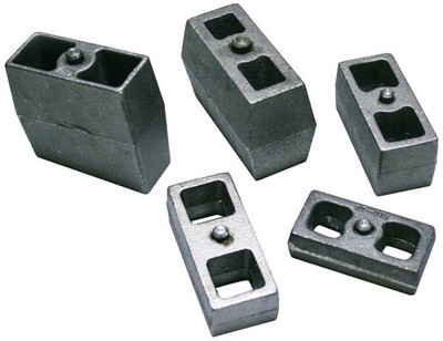 RealTruck SUPERLIFT SUSPENSION 5'' Rear Lift Blocks | 2-Piece Set | 058-2 | Un...