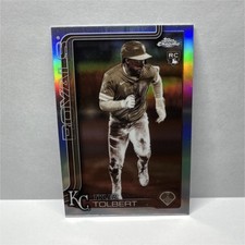 Topps 2025 Chrome Tyler Tolbert #USC98 Sepia Refractor Baseball Card