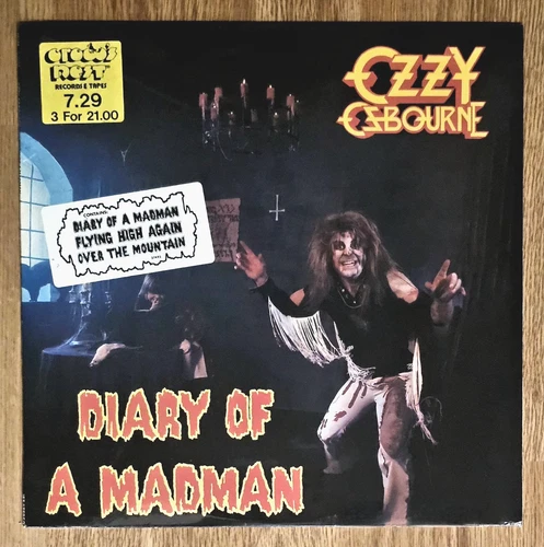 OZZY OSBOURNE Diary Of A Madman 1981 FACTORY SEALED 1ST PRESSING (Black Sabbath)