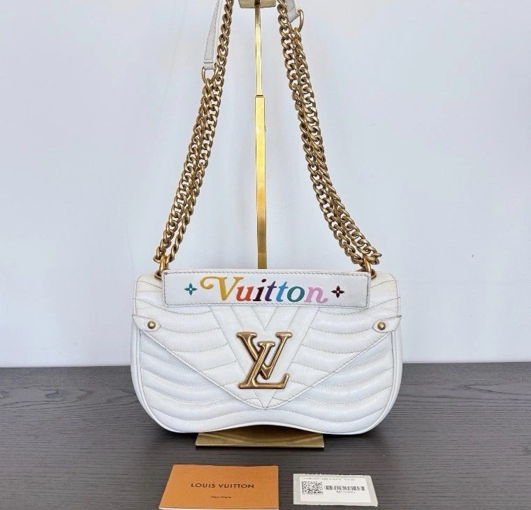 Louis Vuitton Leather Exterior White Bags & Handbags for Women for