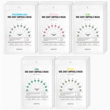 Korean Face Sheet Mask 15pcs Set Collagen Vitamin Cica Aloe Hyaluronic Skincare