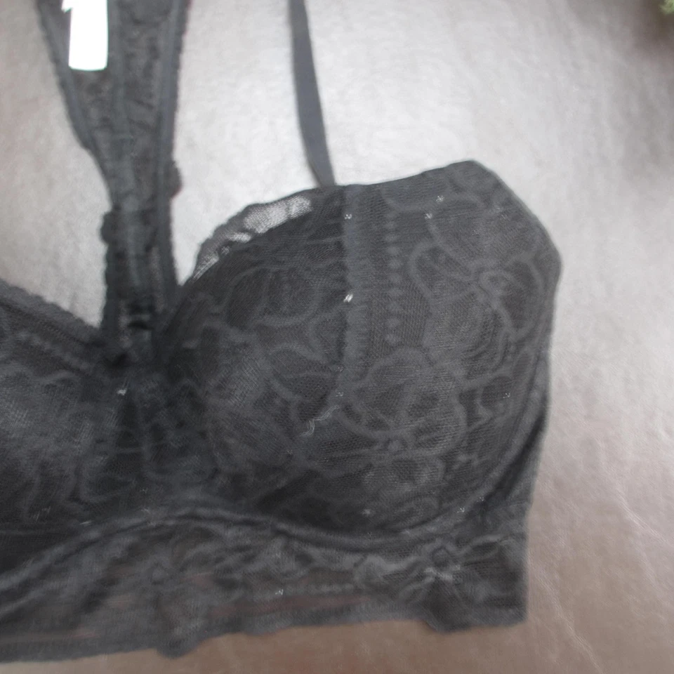 Sujetador ROSA Victoria's Secret Mujer Mediano D-DD Negro Encaje Espalda Corredora Rosa Bralette Foto 4 de 4