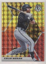 2021 Panini Mosaic Choice Fusion Red & Yellow Prizm 41/64 Colin Moran #96 0s8b