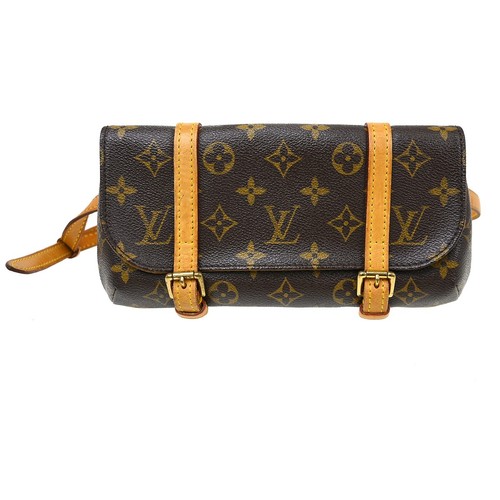 Best05 LOUIS VUITTON MONOGRAM POCHETTE MARELLE BELT M51159 MI1005 RQ03433