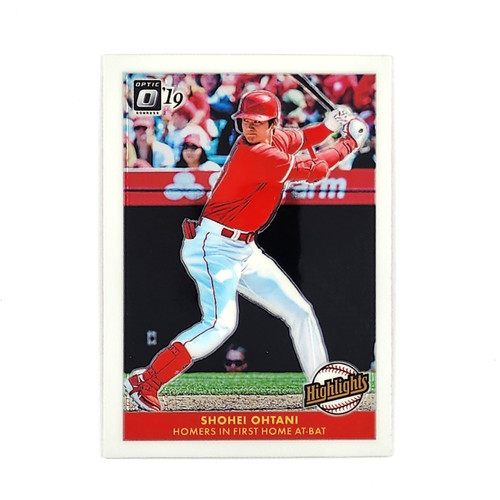 Shohei Ohtani 2019 Donruss Optic Highlights #H1 Angels Insert Card