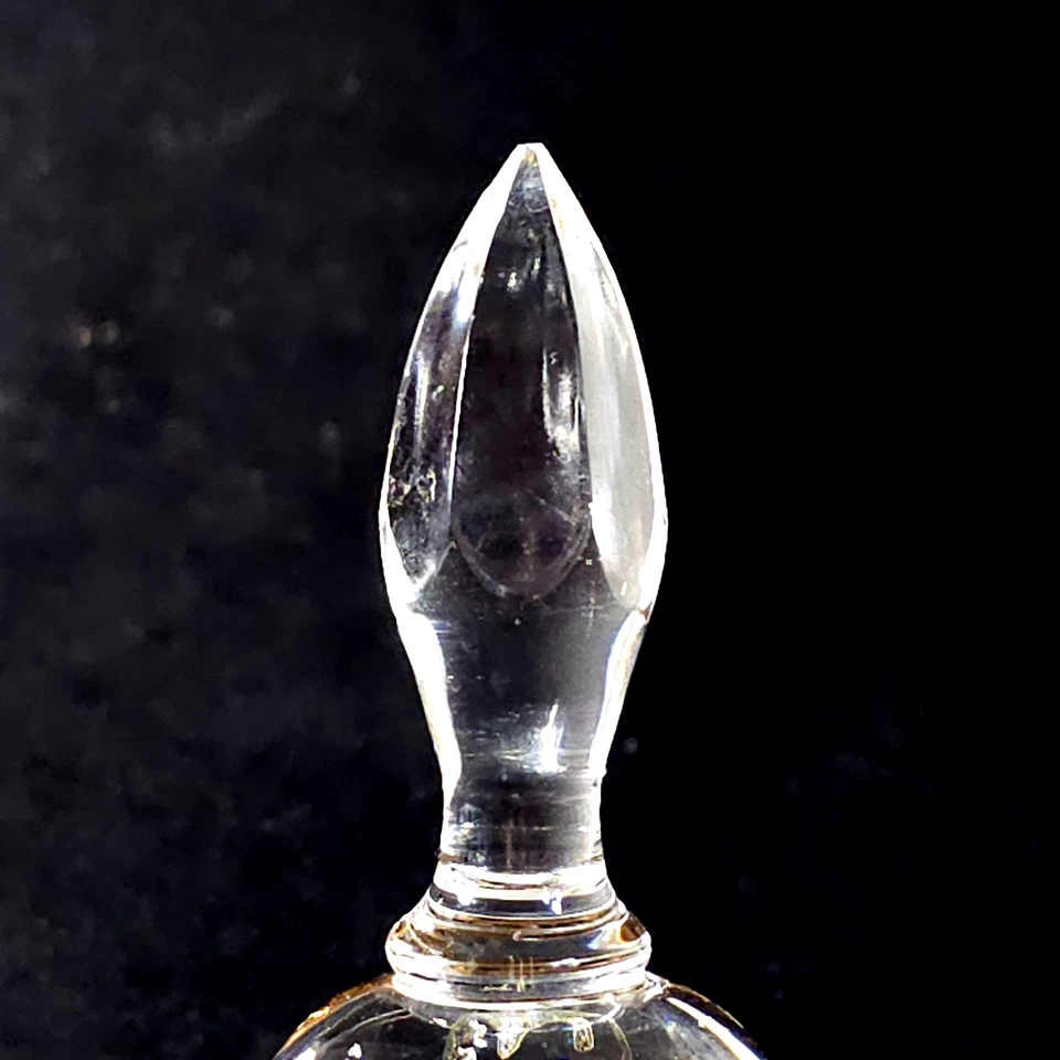 CEASAR кристалл эмали колокол, позолоченный w нанесены цветы, 5», сделано в Чехии - Изображение 3 из 4