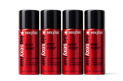 Sexy Hair Root Pump 4×50 ml   200 ml Volumen-Schaum in Reisegröße