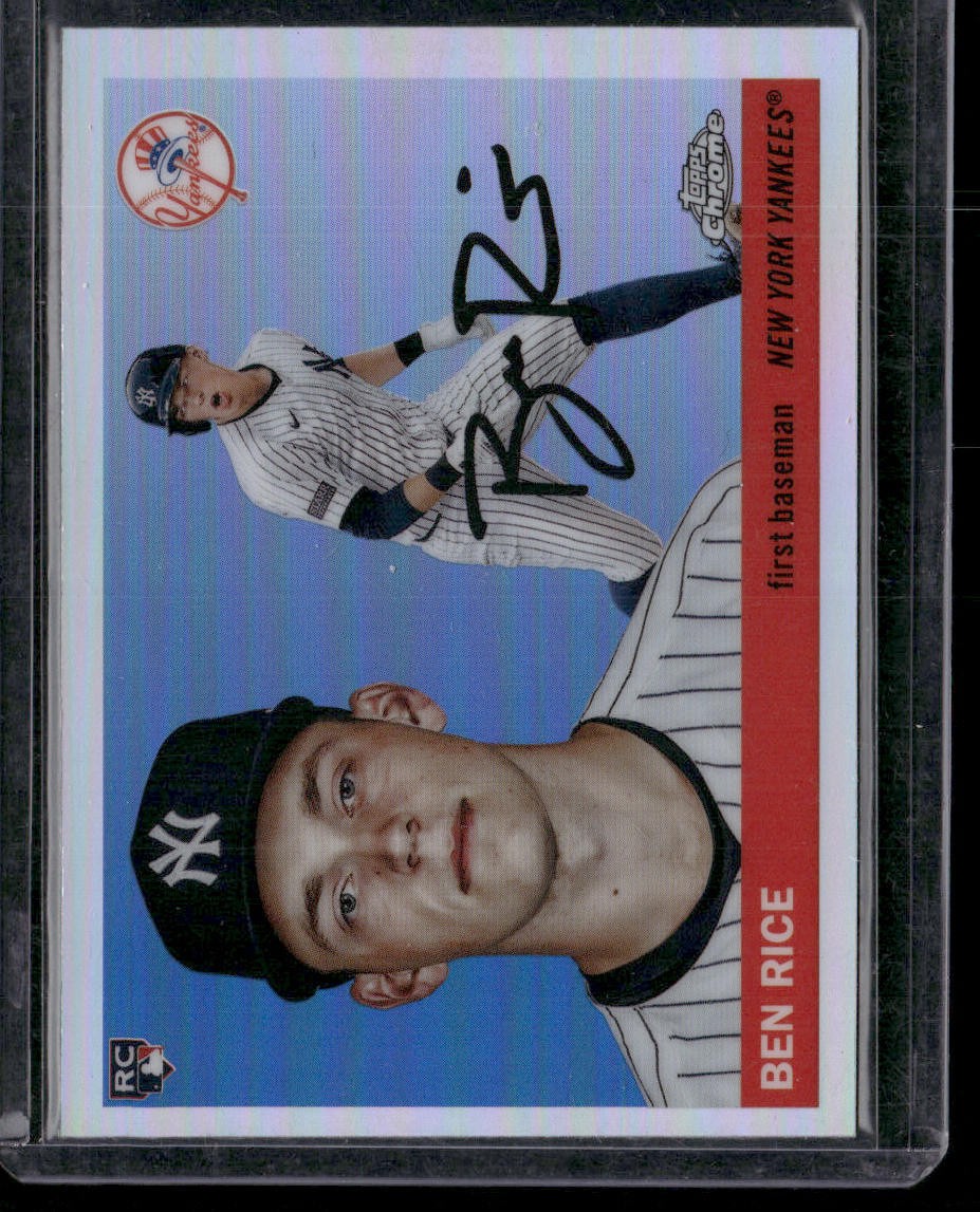 Ben Rice Rookie 2025 Topps Chrome Platinum #311 Refractors