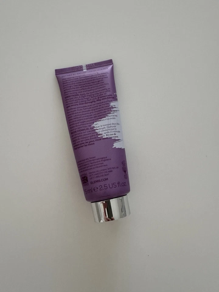 NUEVO SELLADO Elemis Superfood Berry Boost Mascarilla Cuidado Avanzado de la Piel Foto 2 de 3