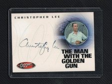 James Bond 40th Anniversary Autograph Atuo Card A9 Christopher Lee as Scaramanga