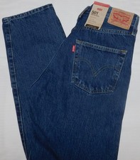 LEVIS 501 Original Ladies Jeans High Rise Straight Leg 79.50 Dark Blue Wash