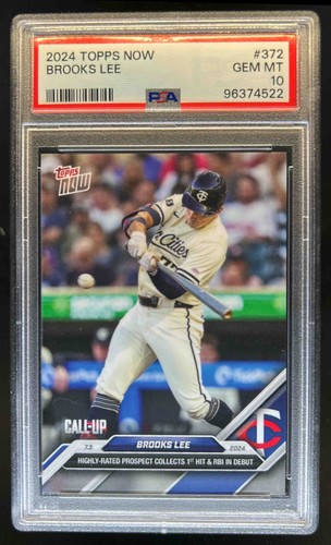 2024 Topps Now Brooks Lee #372 Twins PSA 10