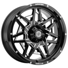 Sc32 Wheel 22x14 -76 Offset 6x139.7 Bolt Pattern 106.1mm Hub Black Milled Sc32 Wheel 22x14 -76 Offset 6x139.7 Bolt Pattern 106.1mm Hub Black Milled