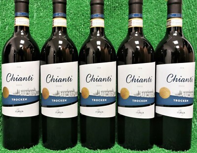 (5,89 /l) 6x Weingenuss Chianti DOCG Rotwein Italien Toskana 0,75l