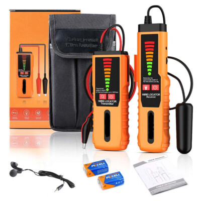 VXSCAN F04 Underground Cable Locator,Wire Tracer with Earphone,Cable Tester Tool