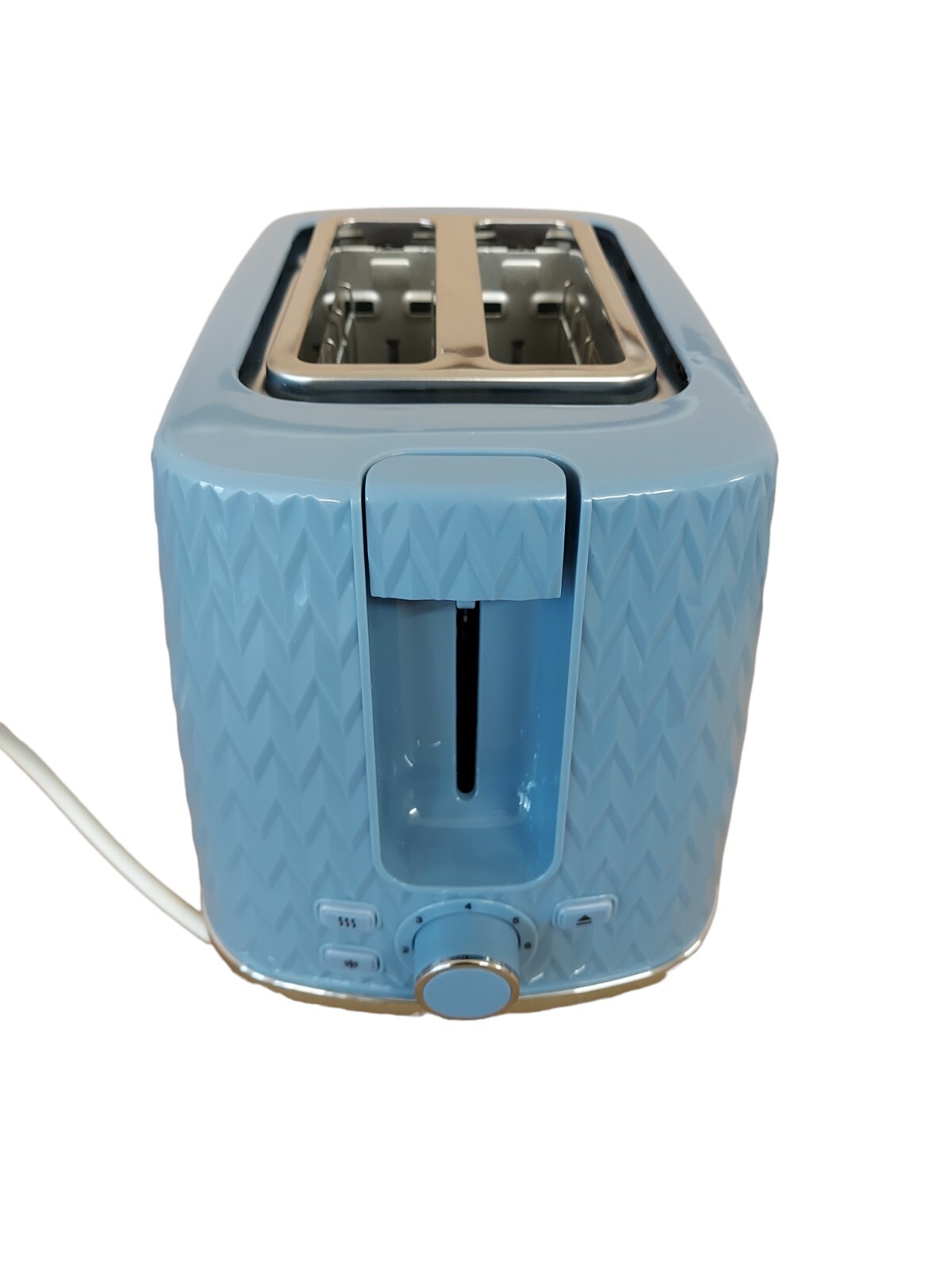 Daewoo Argyle 2 Slice Toaster High Lift Reheat Defrost Large Slice Blue