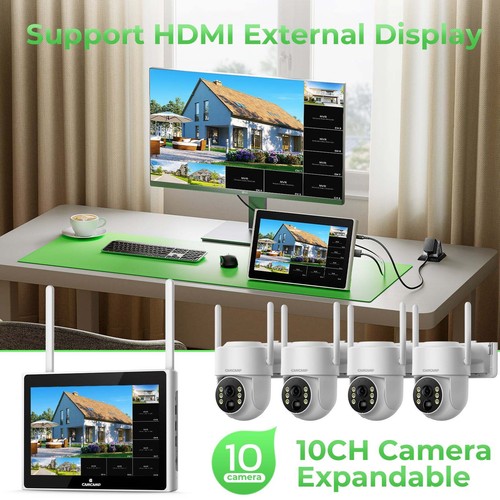 Wireless Solar & Battery Security Camera System with Solar Panel WIFI PIR Detect - Picture 2 of 10