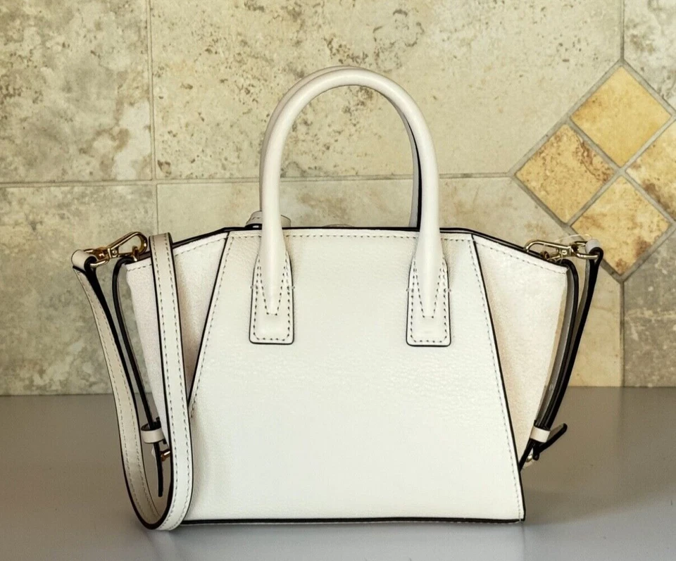 Michael Kors Avril XS MINI Satchel Shoulder Crossbody Bag Light Cream - Image 3 of 4