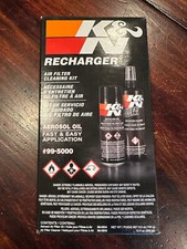 Nib Kn 99-5000 Air Filter Cleaning Kit Care Service Recharger Aerosol