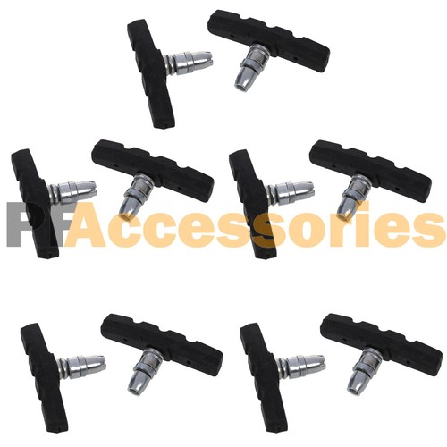 5 Pairs High Grade Cycling Bicycle Bike V Brake Pads 70mm Shoes Pads