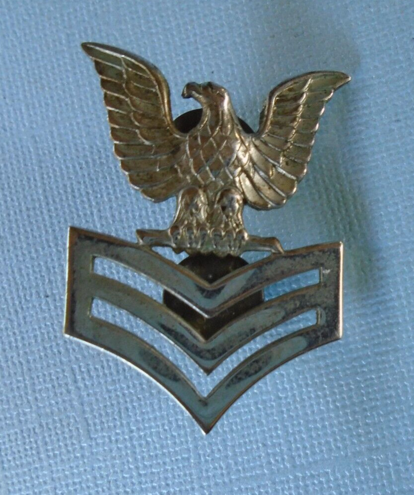 Petty Officer First Class pin, marked KREW