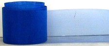 NEW 5 yd Sheer BLUE Organza RIBBON Wedding HOLIDAY Hanukkah CRAFTS BOWS etc 2.5"