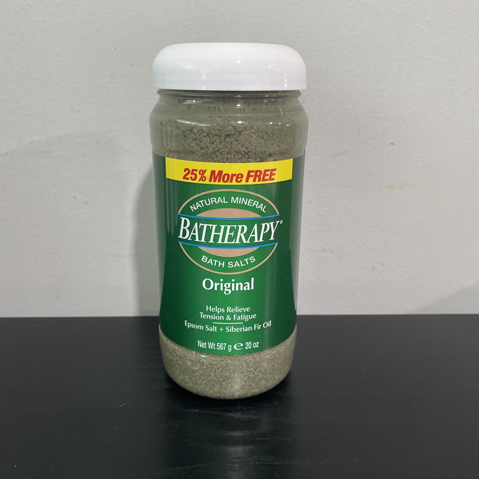 [ 1 Bottle ] BATHERAPY Natural Mineral Bath Salt Original Siberian Fir