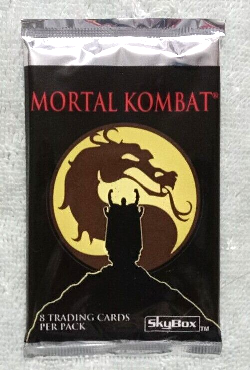 1995 Sky Box Mortal Kombat Trading Cards Factory Sealed Pack 8 Cards
