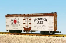 USA Trains G Scale U.S. REEFER CAR R16412 Pickwick Ale White/BC Red 