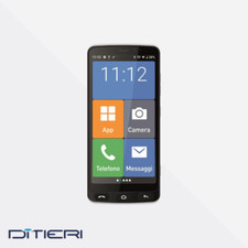 SAIET ST550 - SMARTPHONE PER ANZIANI 4G, DUAL SIM, TASTI GRANDI, WHATSAPP - NERO