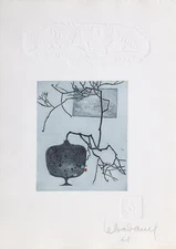 Lebadang (aka Hoi), Tree in Interior, Etching with Relief, signed and numbered i