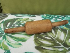 Small Vintage Wooden Rolling Pin Kitchen Baking Tool Length 27cm Diameter 6cm