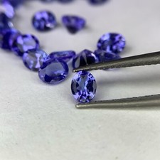 AAA Natural Tanzanite Blue Color Oval Shape Loose Gemstone Facted Cut 5x4MM