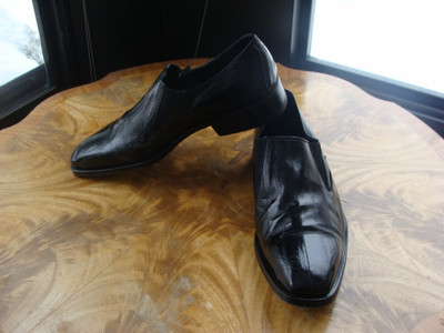 VALLEVERDE Personal Comfort Black Leather Men's Shoe Size EUR 39